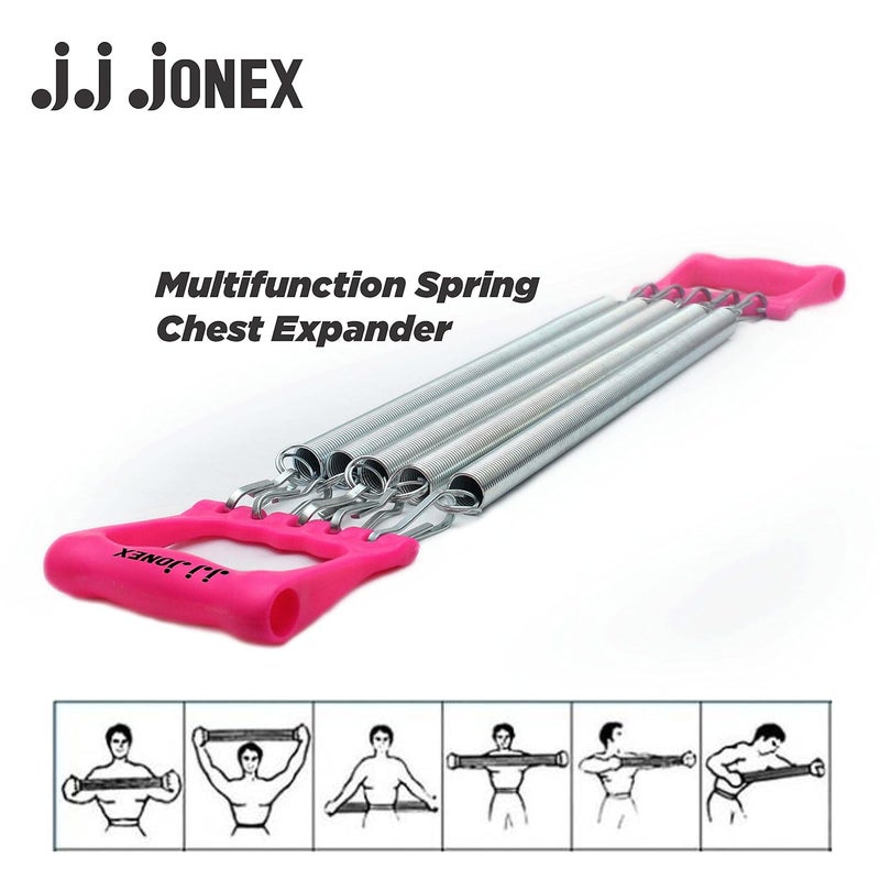 JONEX Adjustable Chest Expander with 5 Springs for Upper Body Workout - Image 5
